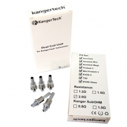 Cменный испаритель Kangertech Dual Coils 0,8Ohm